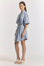 Peaches Dress Mist Stripe