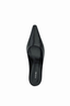 Skylar Mule Black Oily Crinkle