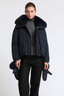 Short Technical Down Jacket Navy
