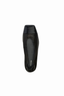 Willow Ballet Flat Black Leather