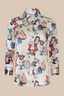 Dani Blouse Ecru Multi Glassware