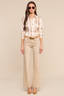 Tyler Blouse Ecru Multi Stud Belt Stripe