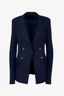Not A DB Blazer With Jersey Sleeve Deep Navy