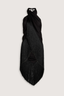 Crown Wrap Scarf Top Black