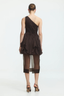 Amaryllis Midi Dress Chocolate