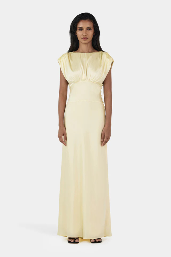Meredith Silk Dress Butter