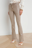 Selma Coated Boot Cut Jean Rye Coated