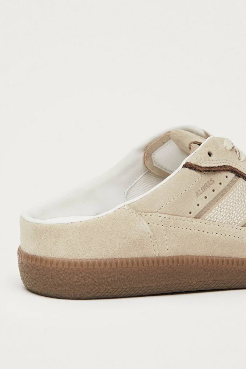 Tb.490 Mule Cream Leather Sneakers