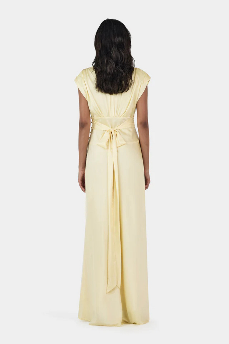 Meredith Silk Dress Butter