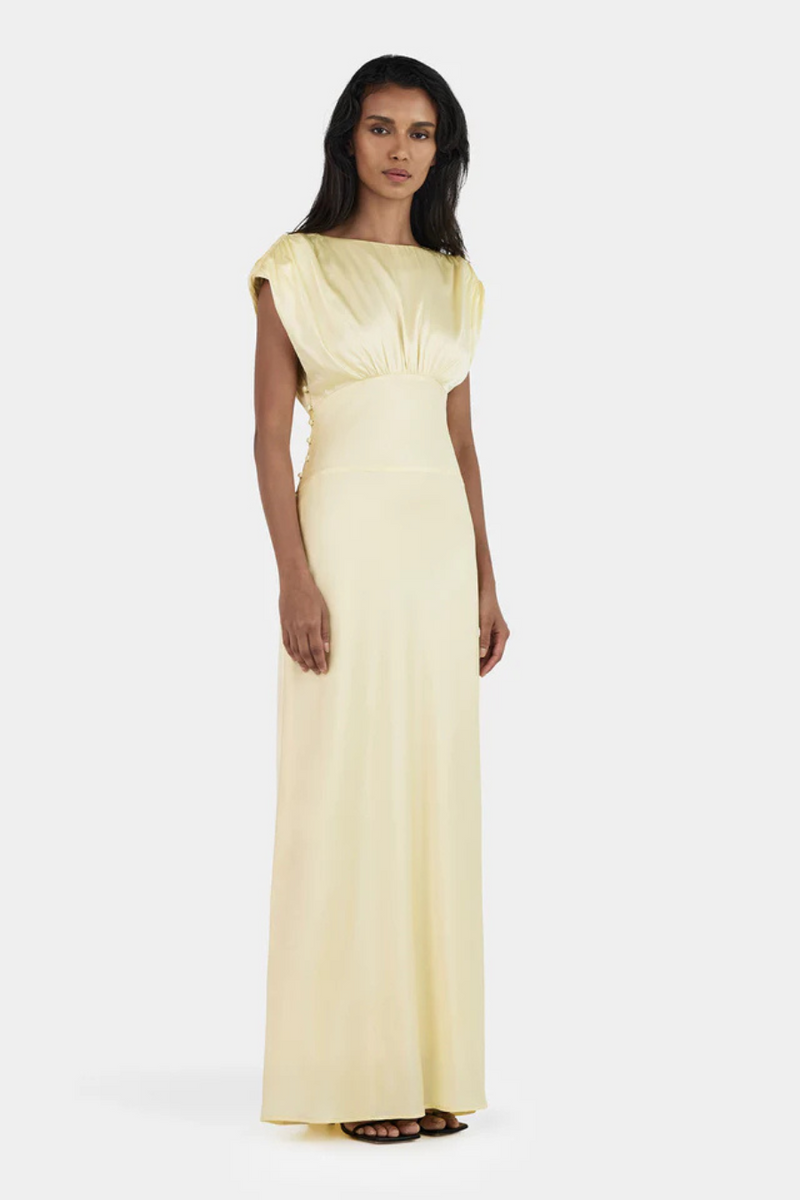 Meredith Silk Dress Butter