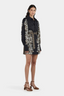 Constance Linen Mini Dress Midnight Bells Beach