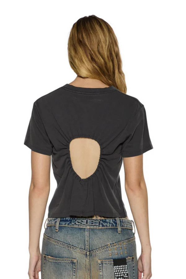 Funny Bunny Shrunken SS Tee Washed Black