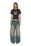 Funny Bunny Shrunken SS Tee Washed Black
