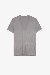 Wassa Strass T-Shirt Gris Moyen