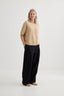 Brushed Cashmere T-Shirt Soft Beige