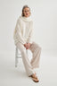 Satin Relaxed Pant Champagne