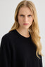 Cashmere Oversized Crewneck Black