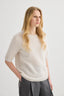 Brushed Cashmere T-Shirt Oyster