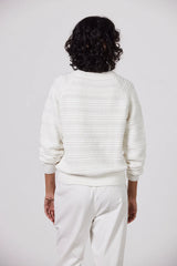 Lucas Cotton Sweater White