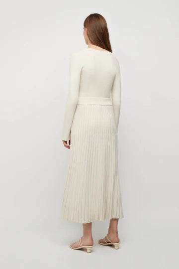 Nebula Knit Skirt Winter White