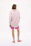 Mara Oversized Shirt Primrose Pink/Natural/Red