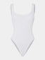 Square Neck Swim White
