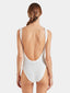 Square Neck Swim White