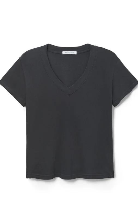 Hendrix Basic V Neck True Black