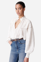 Dahlia Blouse Blanc