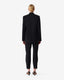Allan Wool Blazer Jacket Black