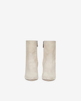 Davy Match Suede Boots Beige