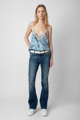 Christo Silk Camisole Glacier