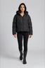 Down Hooded Puffer Jacket Black