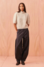 Cyrus Funnel Neck Top Oat