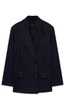 Aretha Blazer Navy Pinstripe