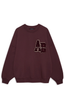 Miles Sweatshirt Letterman Fig