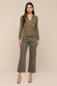 Carine Pointelle Top Smokey Olive