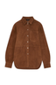 Scott Shirt Chestnut Suede
