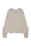 Frilly Sweater Light Beige