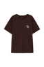 Shelley Tee Monogram Chocolate Brown
