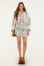 Stitched Garden Blouse Off-White