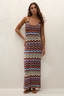 Elisa Maxi Dress Cadaquès Stripe