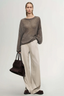 Cashmere Silk Sweater Brown