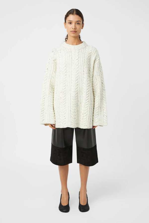 Terrazzo Sweater Cream Fleck