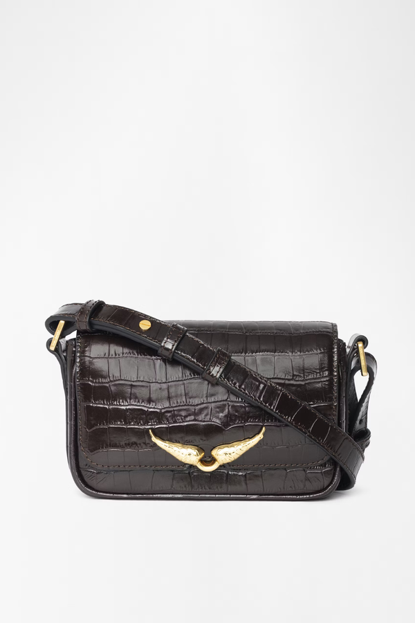 Le Zazi Embossed Croco Wood