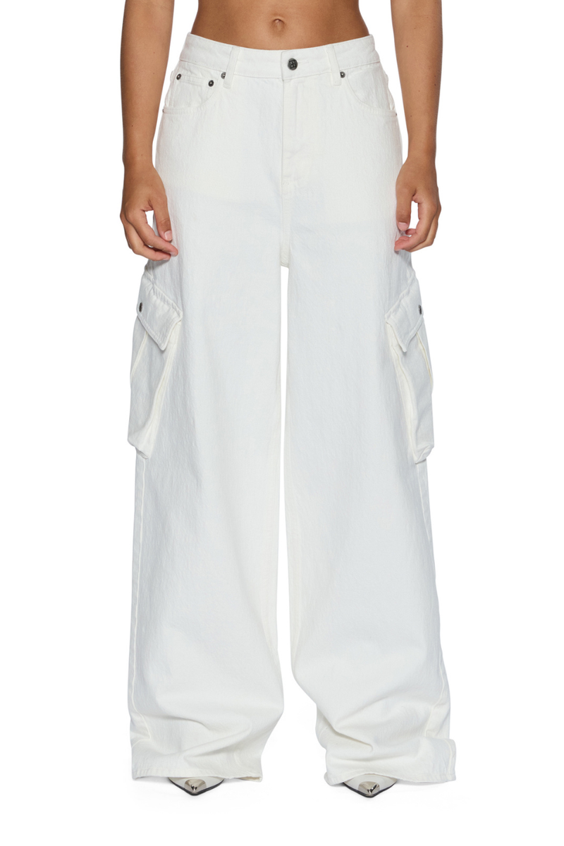 Baggy Jean Cargo Ecru