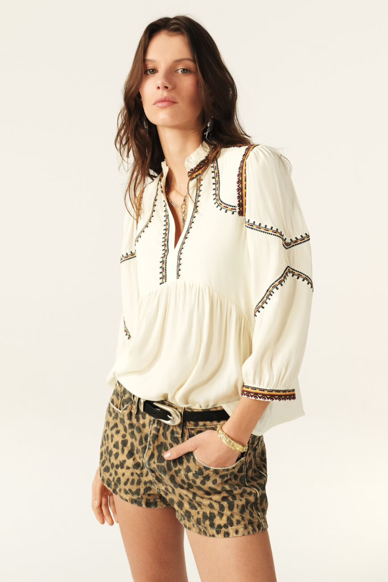 Talsie Blouse Ecru
