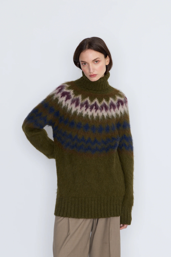 Andean Sweater Olive