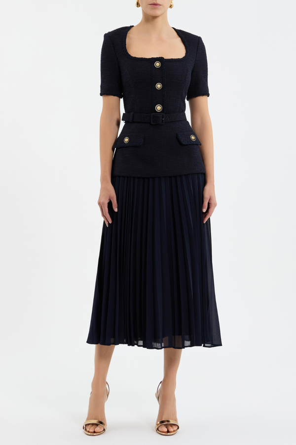 Jonie Midi Dress Navy