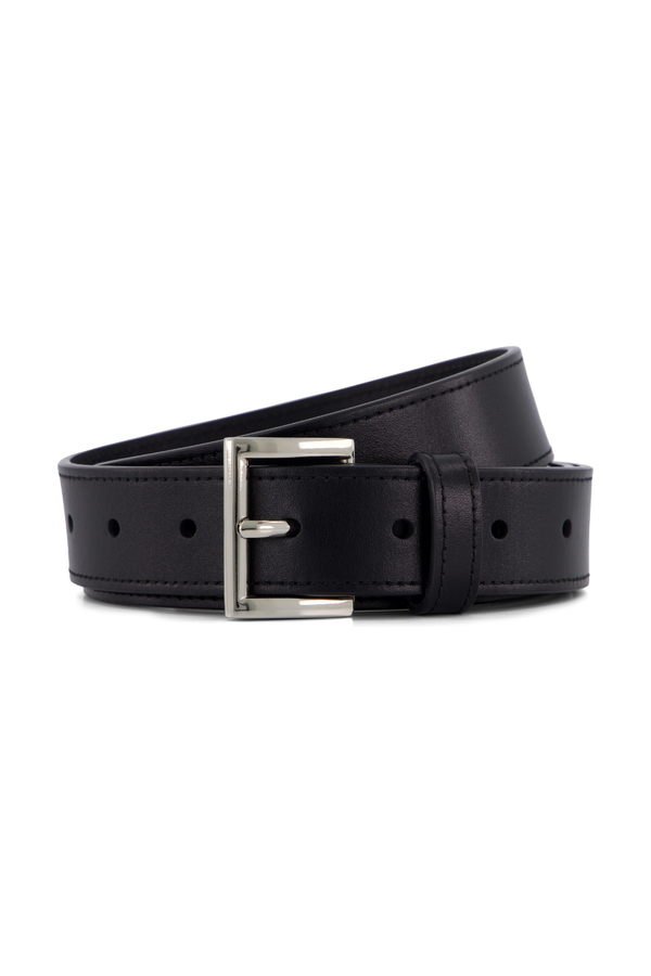 Square Buckle Belt Black